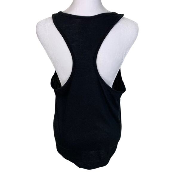 PINK VS Women's Sz XS Palm Leaf Logo High Neck Razor Back Tank - Picture 2 of 7